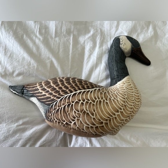 Vintage Canada Goose Plush Stuffed Animal Pillow | Folk Art | Door Stop - Picture 3 of 8